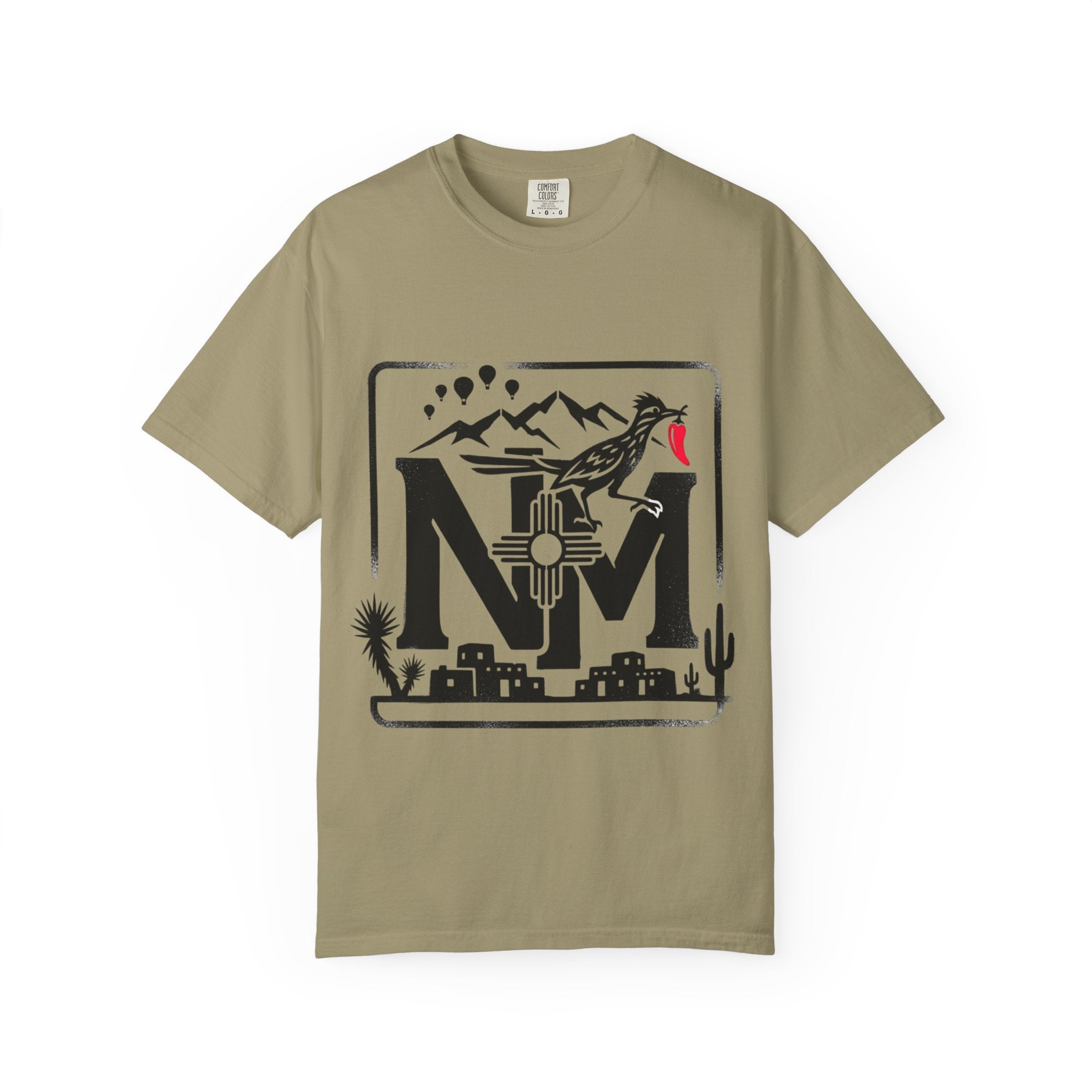 OurStateTees - New Mexico Desert T-Shirt — NM Zia Sun Roadrunner Graphic Tee
