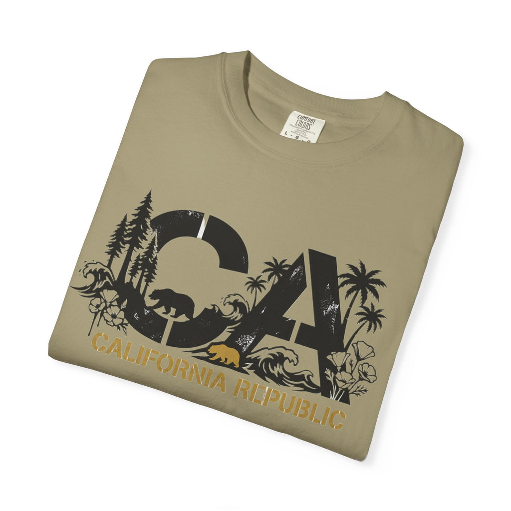 OurStateTees - California Republic CA Graphic T-Shirt — Beach & Nature State Pride Tee