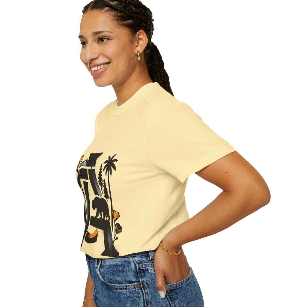 OurStateTees - California Bear Monogram T-Shirt — Floral Palms Graphic Tee