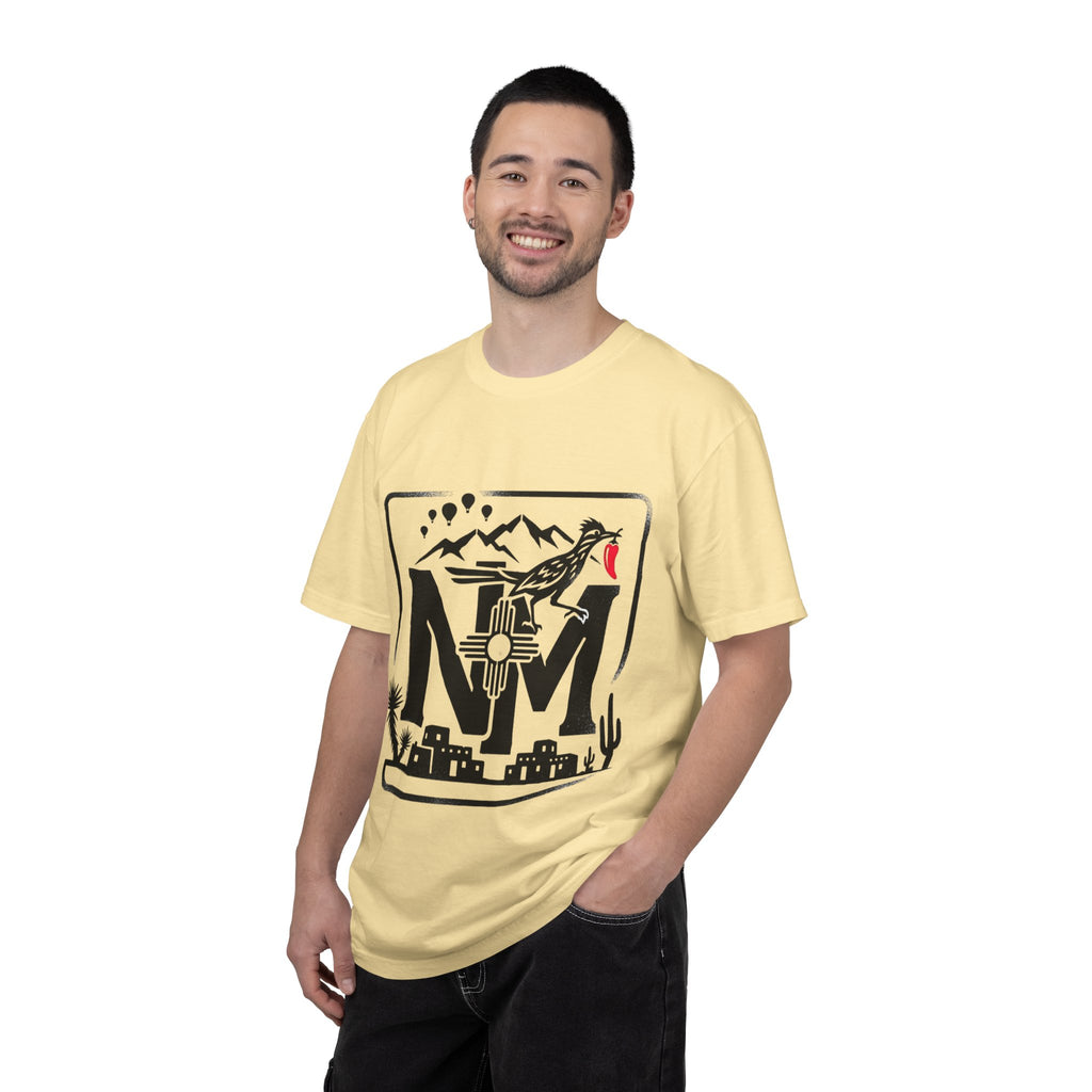 OurStateTees - New Mexico Desert T-Shirt — NM Zia Sun Roadrunner Graphic Tee