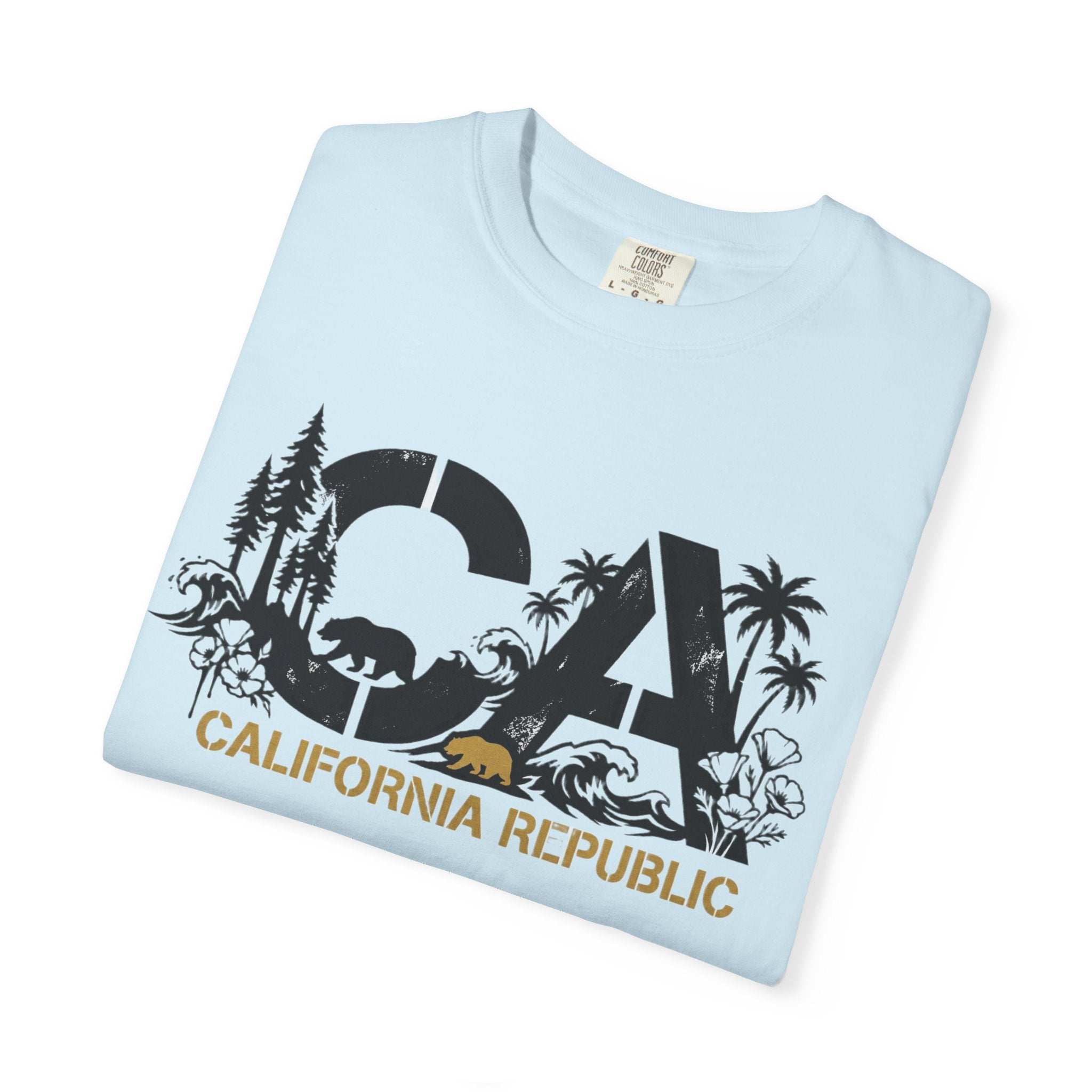 OurStateTees - California Republic CA Graphic T-Shirt — Beach & Nature State Pride Tee