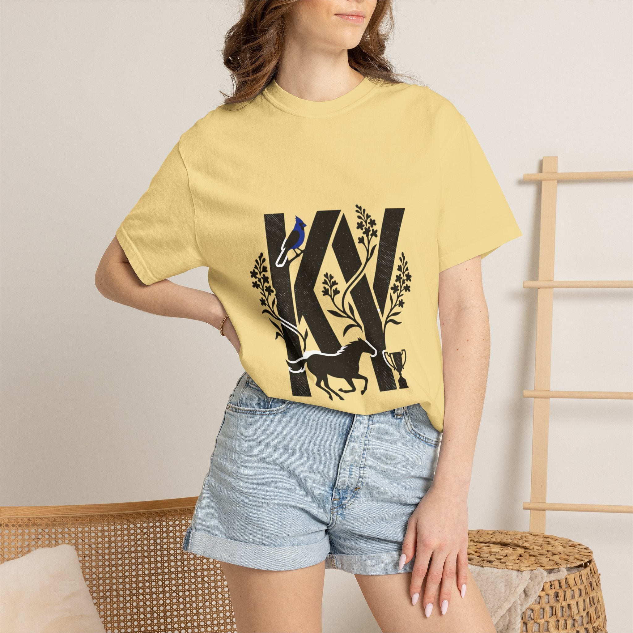 OurStateTees - Kentucky KY - Vintage Horse Trophy Graphic Tee (Our Story Est. Design)