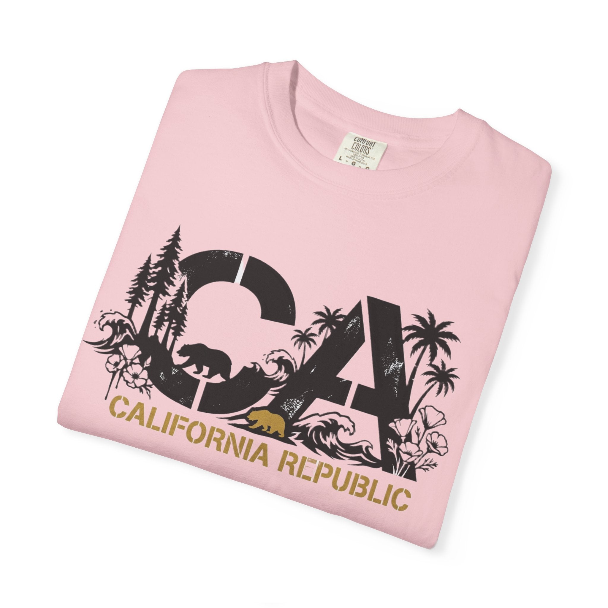 OurStateTees - California Republic CA Graphic T-Shirt — Beach & Nature State Pride Tee