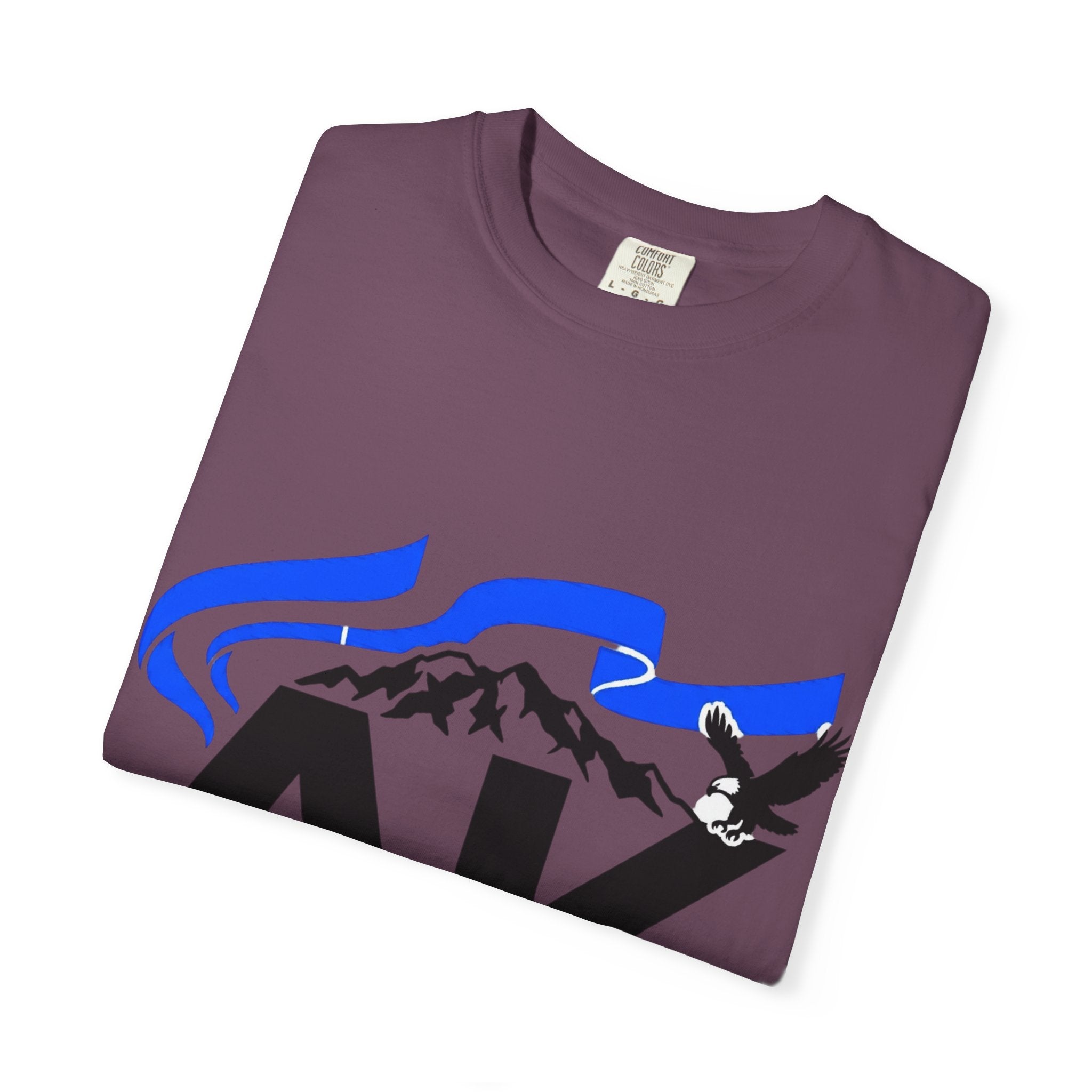 OurStateTees - Alaska AK Wilderness T-Shirt — Moose, Mountains & Bald Eagle Graphic