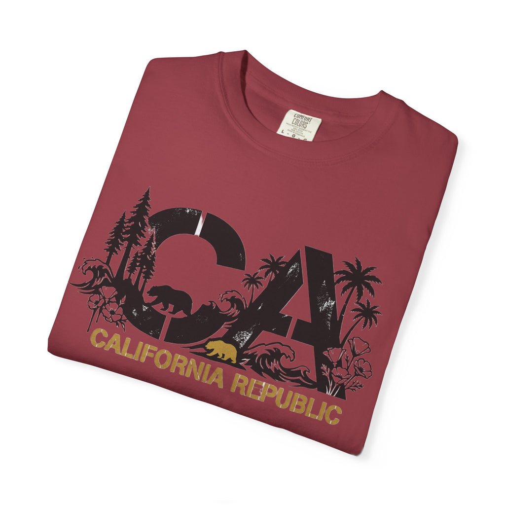 OurStateTees - California Republic CA Graphic T-Shirt — Beach & Nature State Pride Tee