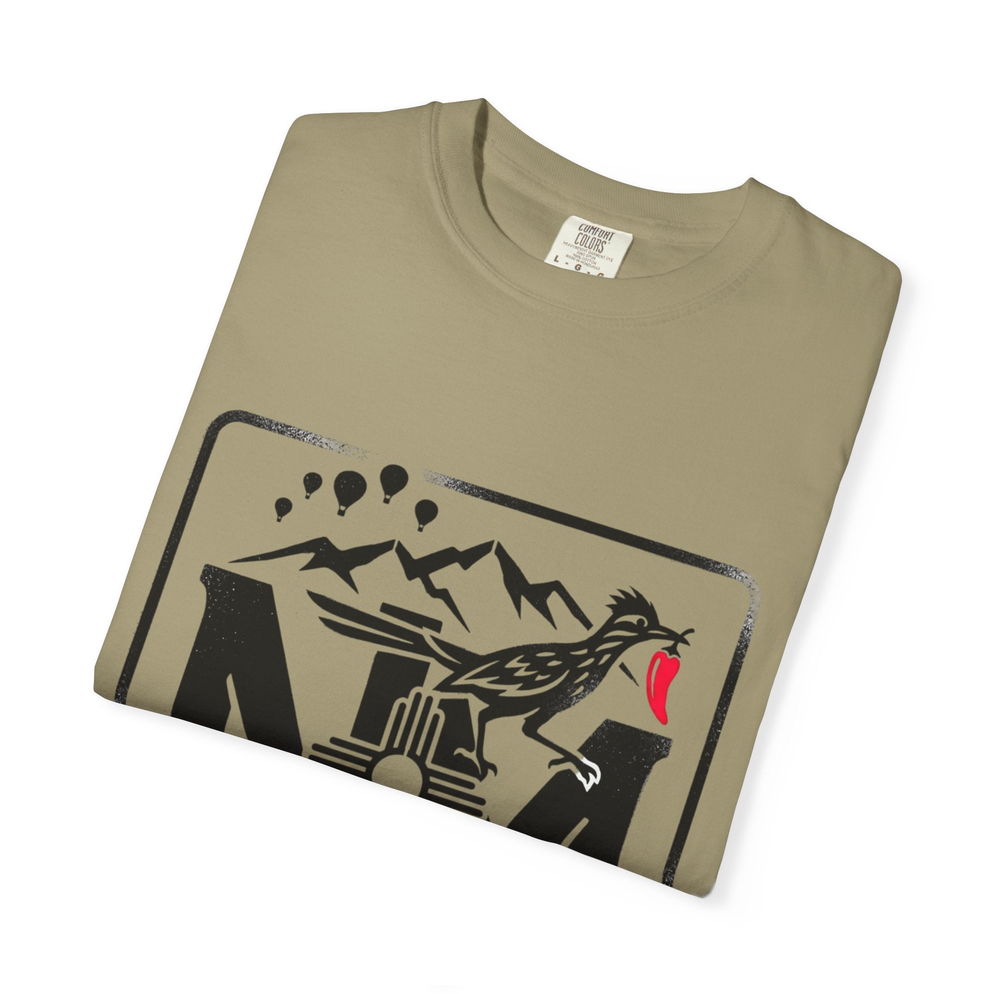 OurStateTees - New Mexico Desert T-Shirt — NM Zia Sun Roadrunner Graphic Tee