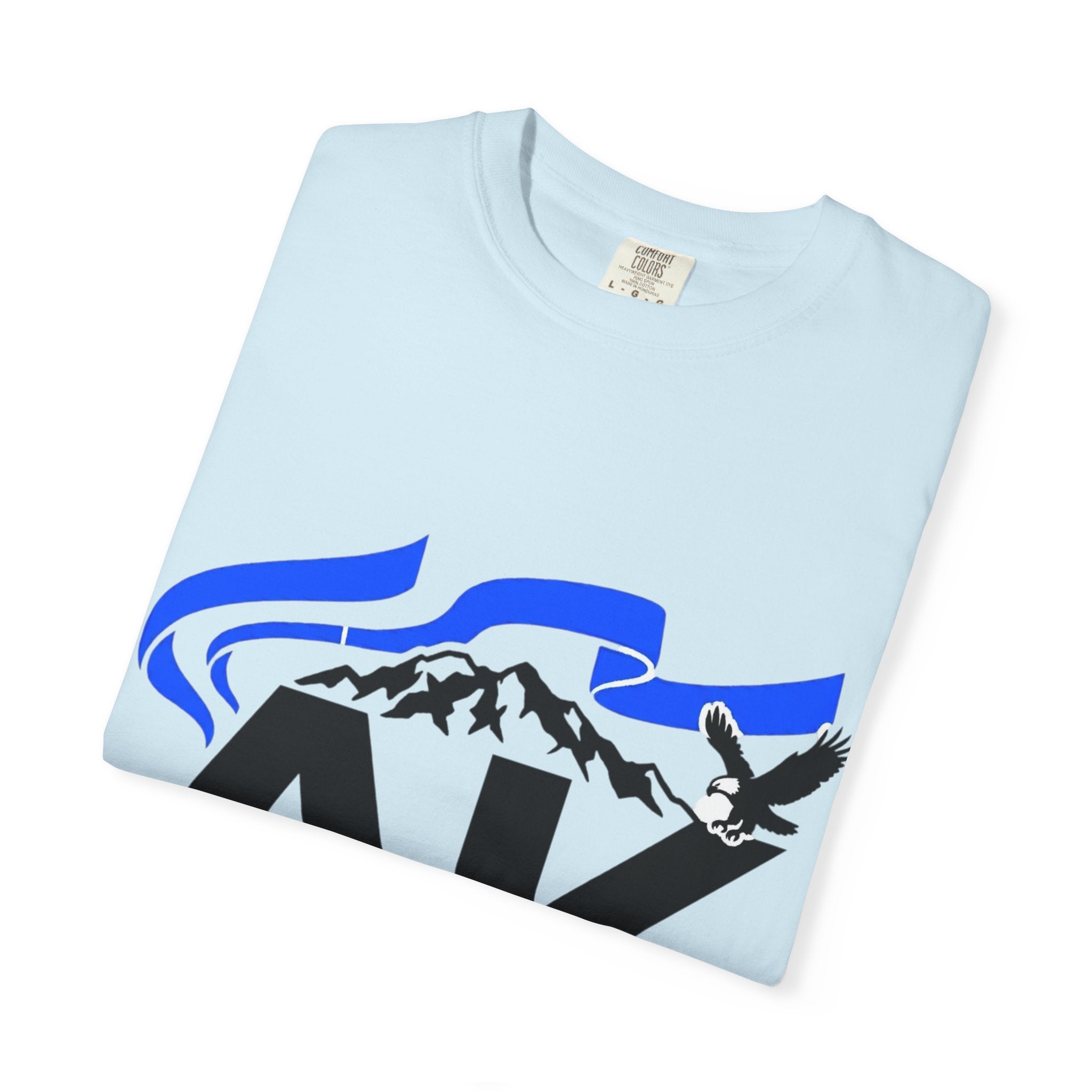 OurStateTees - Alaska AK Wilderness T-Shirt — Moose, Mountains & Bald Eagle Graphic