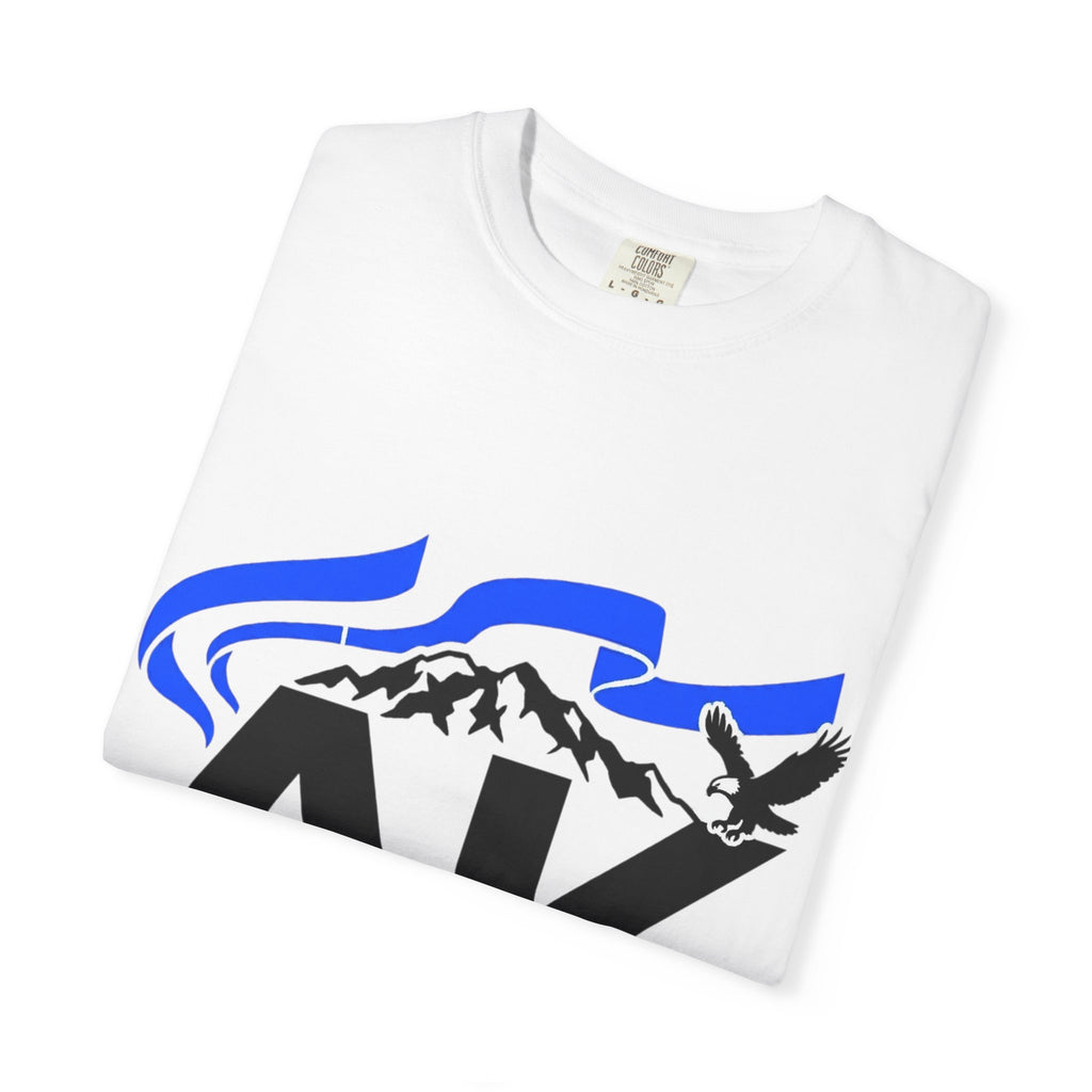 OurStateTees - Alaska AK Wilderness T-Shirt — Moose, Mountains & Bald Eagle Graphic