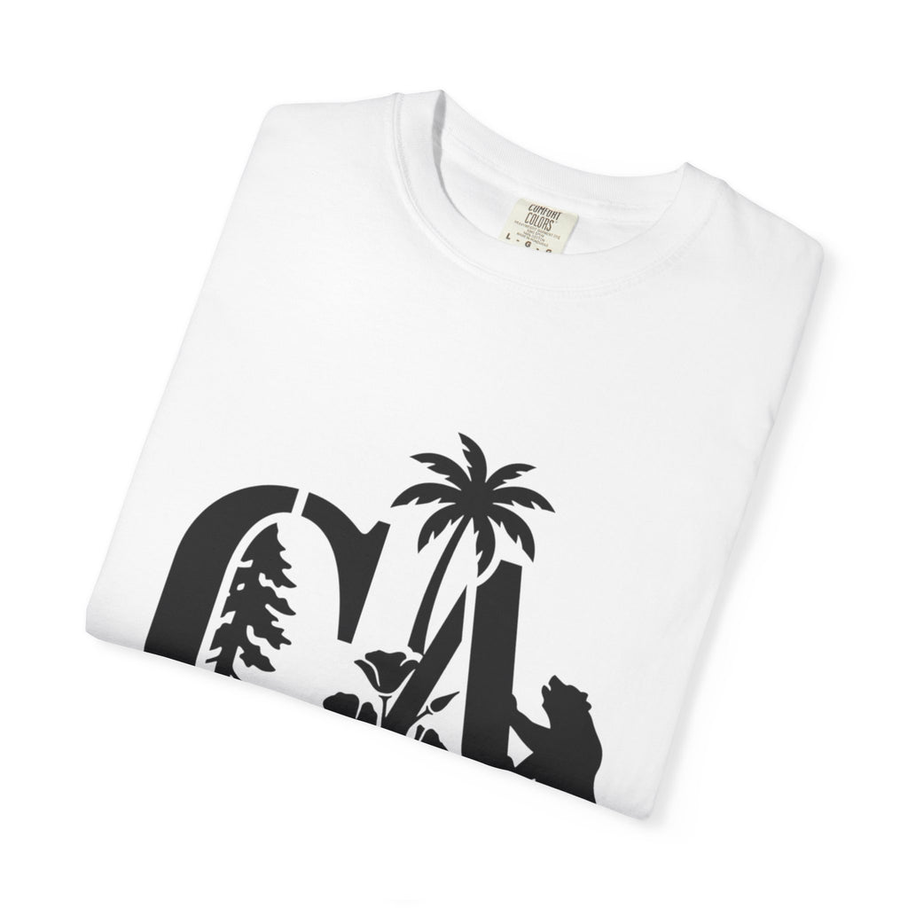 OurStateTees - California Surf Bear T-Shirt — CA Palm Tree Wave Graphic Tee