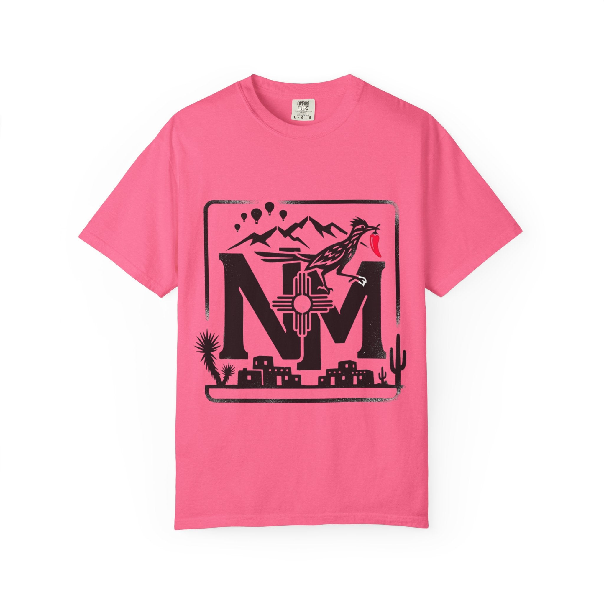 OurStateTees - New Mexico Desert T-Shirt — NM Zia Sun Roadrunner Graphic Tee