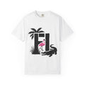 OurState Tees - Florida FL - Tropical Flamingo & Alligator Graphic