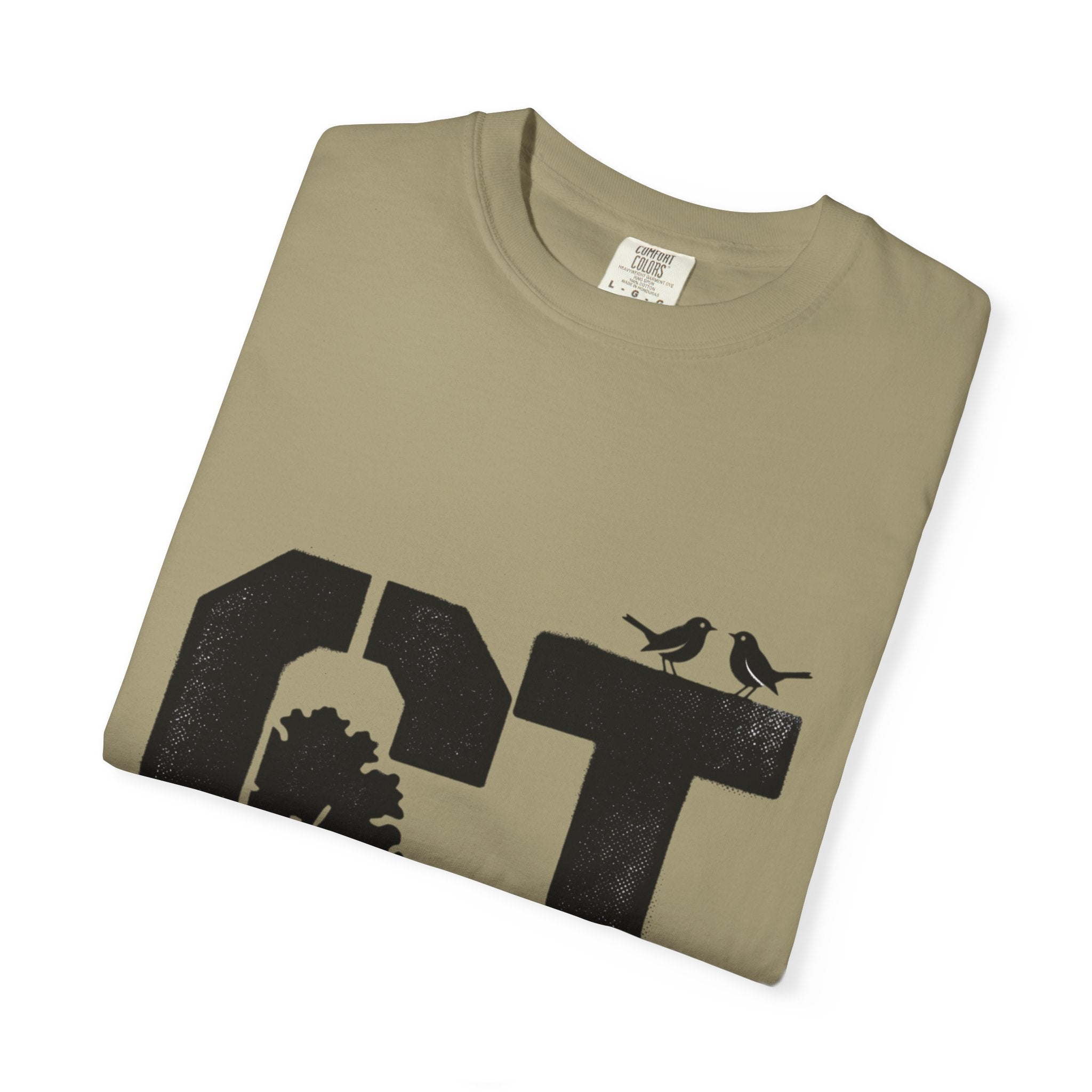 OurStateTees - Connecticut CT State T-Shirt — Connecticut Nature Graphic Tee with Whales, Trees & Birds