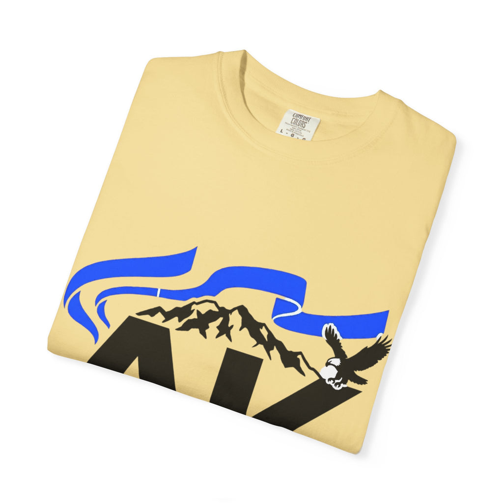 OurStateTees - Alaska AK Wilderness T-Shirt — Moose, Mountains & Bald Eagle Graphic