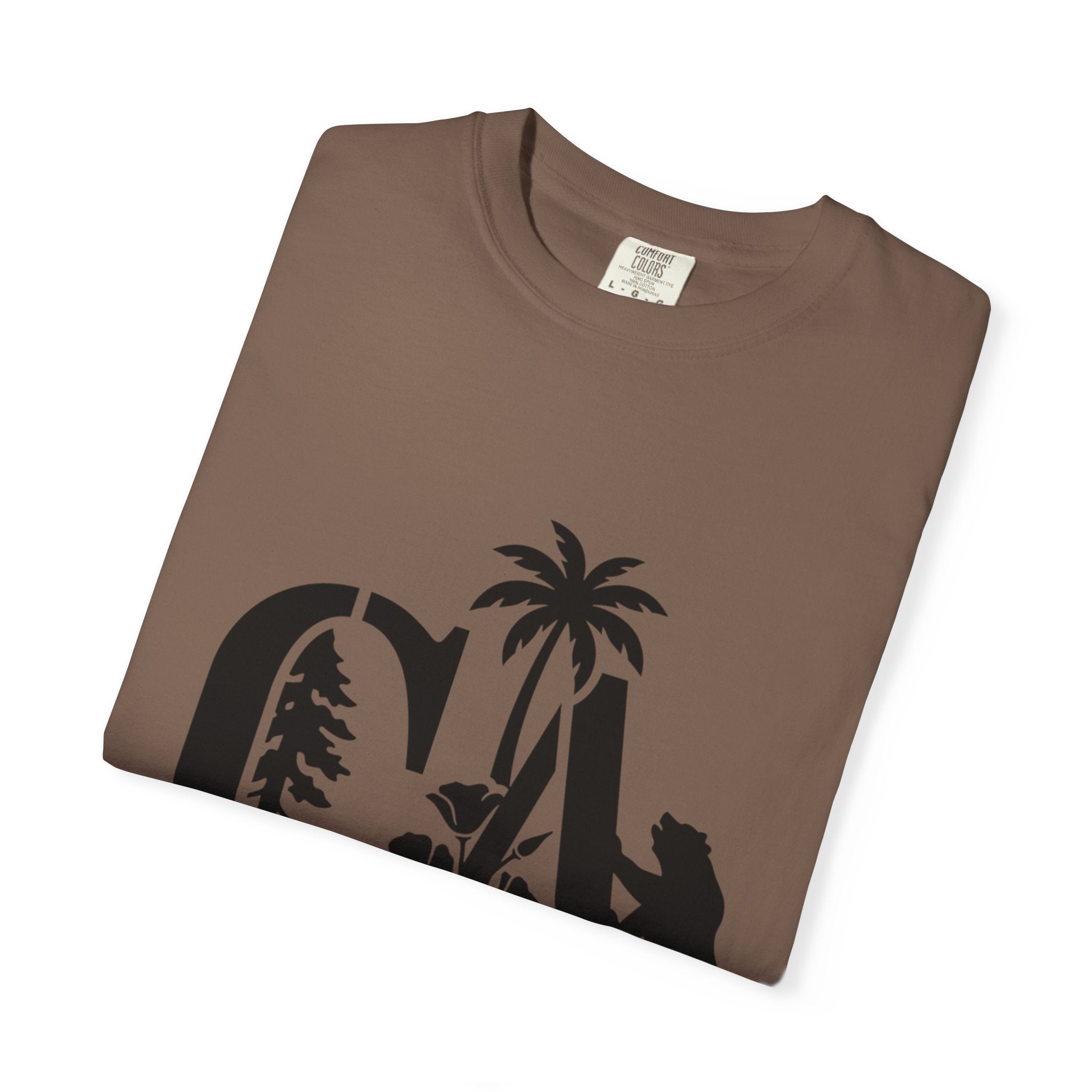 OurStateTees - California Surf Bear T-Shirt — CA Palm Tree Wave Graphic Tee