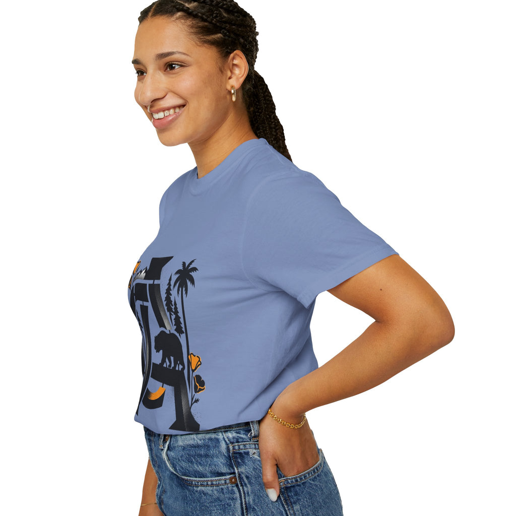 OurStateTees - California Bear Monogram T-Shirt — Floral Palms Graphic Tee