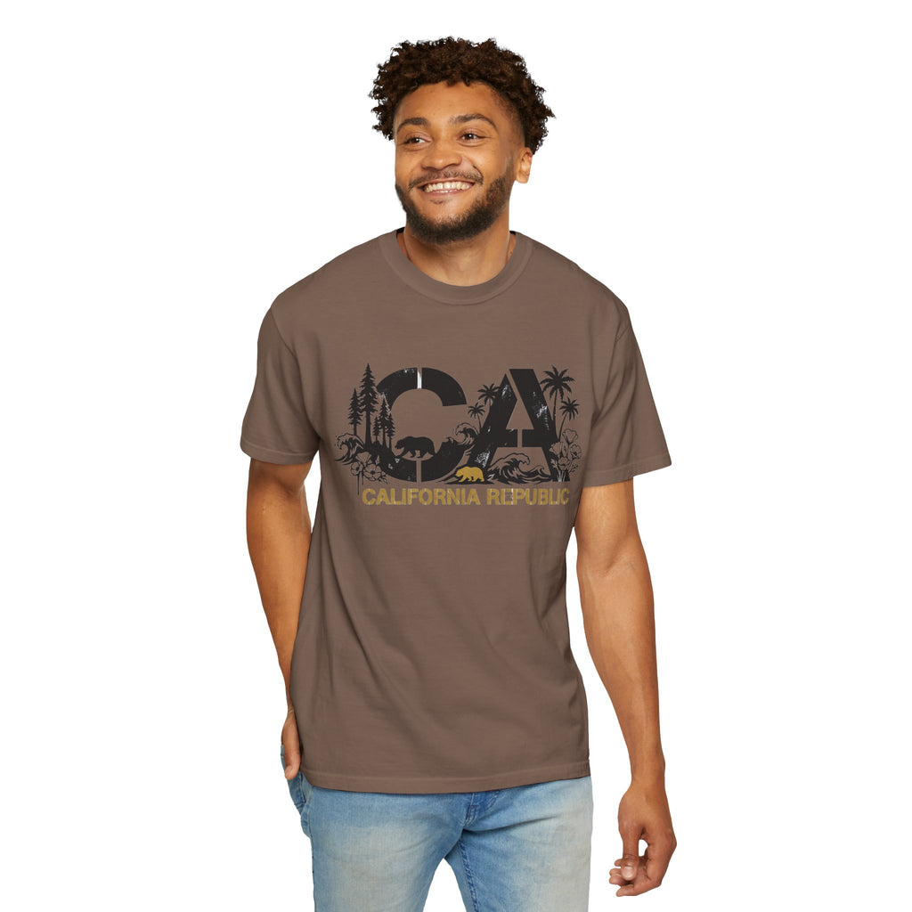 OurStateTees - California Republic CA Graphic T-Shirt — Beach & Nature State Pride Tee