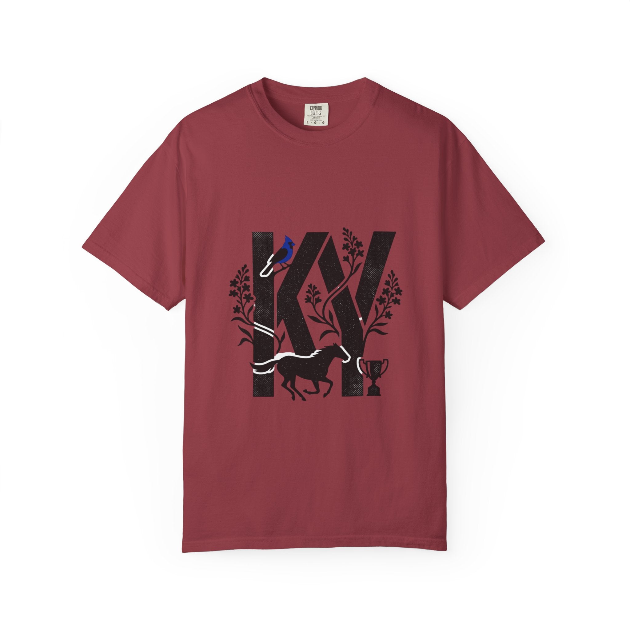 OurStateTees - Kentucky KY - Vintage Horse Trophy Graphic Tee (Our Story Est. Design)
