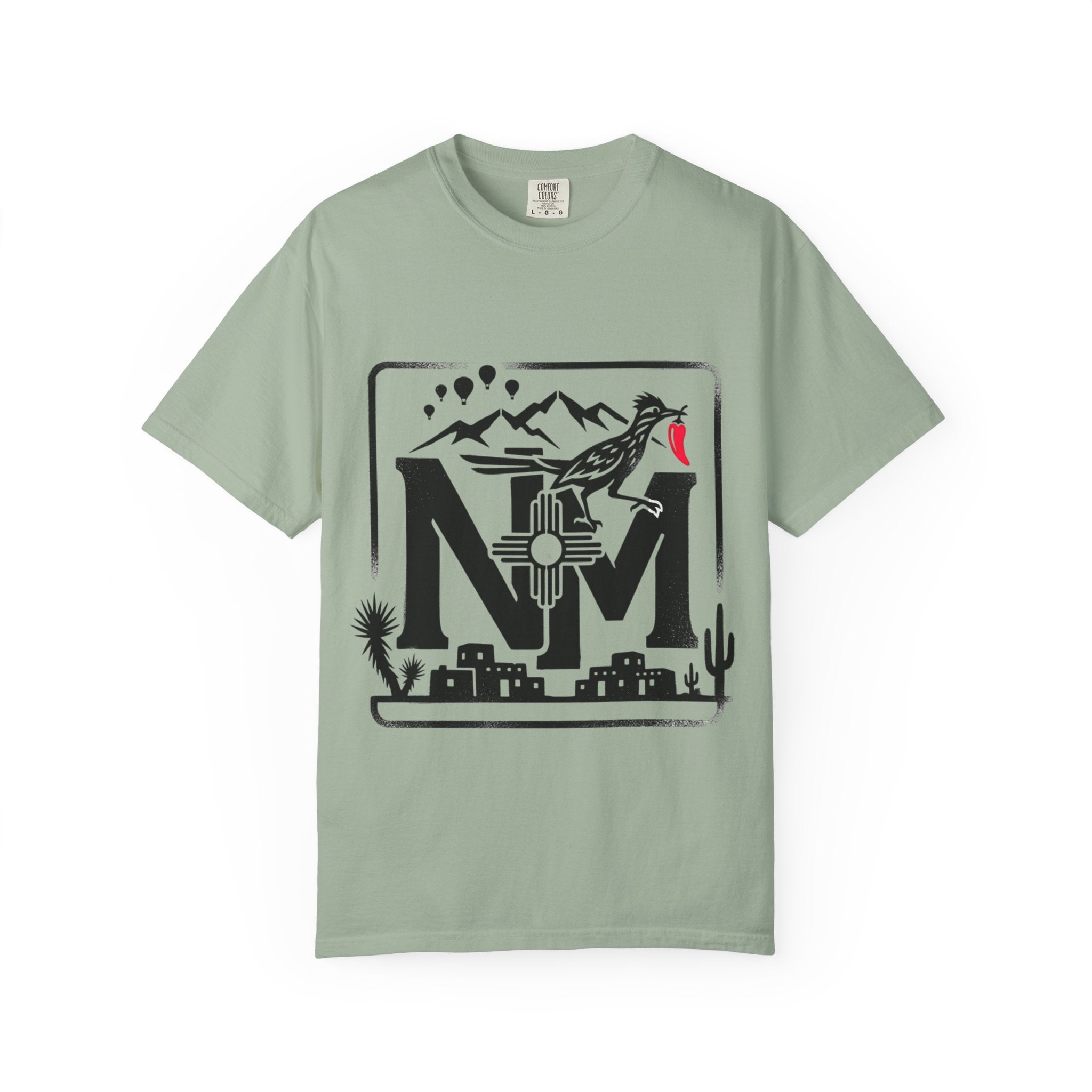 OurStateTees - New Mexico Desert T-Shirt — NM Zia Sun Roadrunner Graphic Tee
