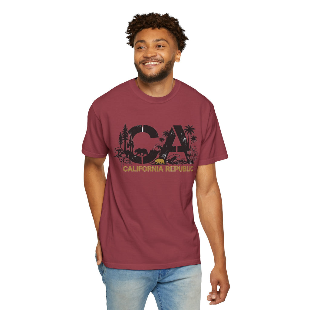 OurStateTees - California Republic CA Graphic T-Shirt — Beach & Nature State Pride Tee