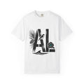OurStateTees - Alabama AL Botanical Graphic T-Shirt — California Palm, Flower & Bird Design