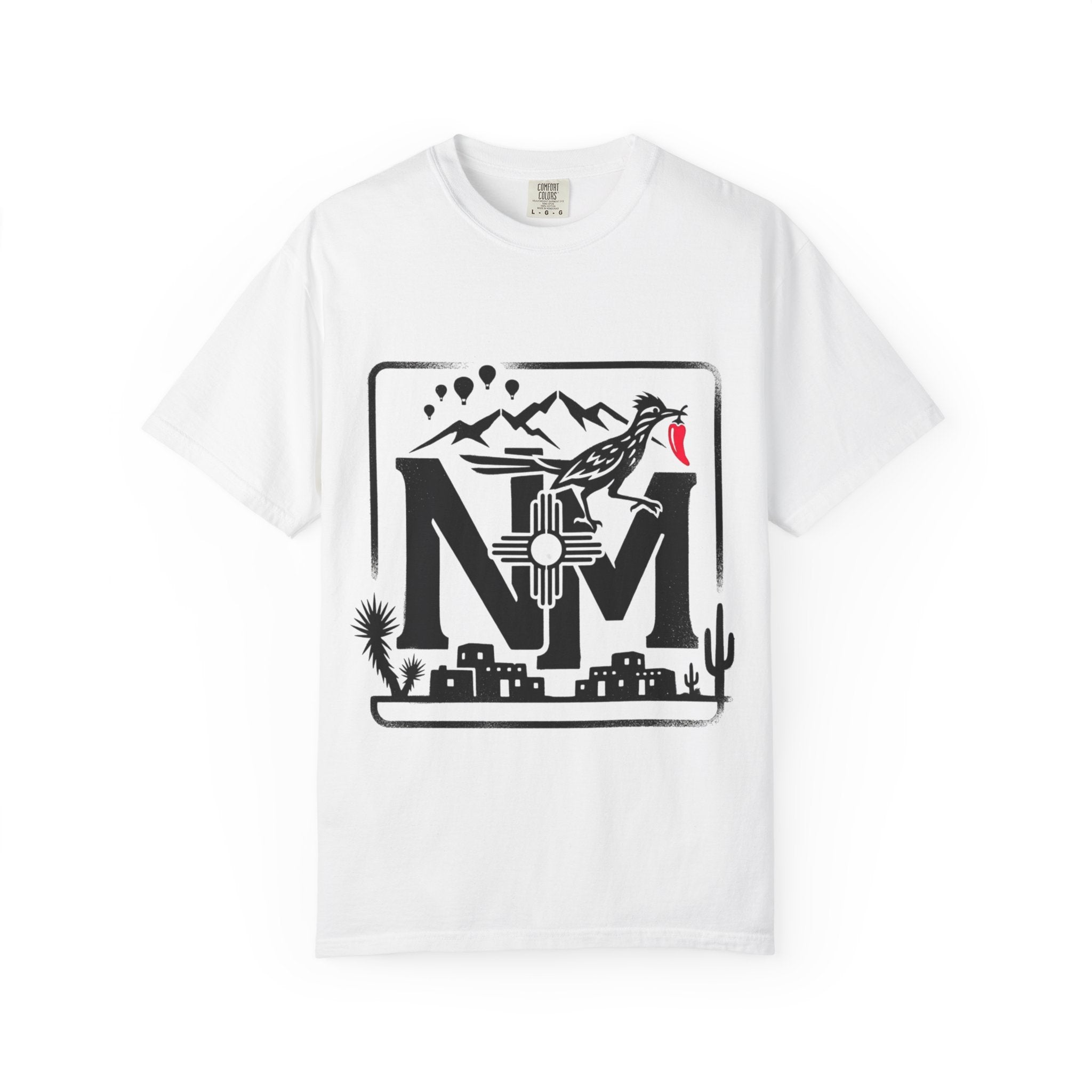 OurStateTees - New Mexico Desert T-Shirt — NM Zia Sun Roadrunner Graphic Tee