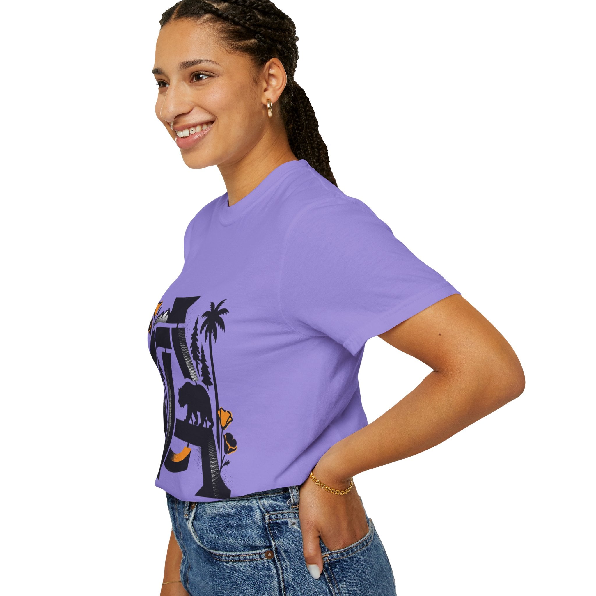 OurStateTees - California Bear Monogram T-Shirt — Floral Palms Graphic Tee