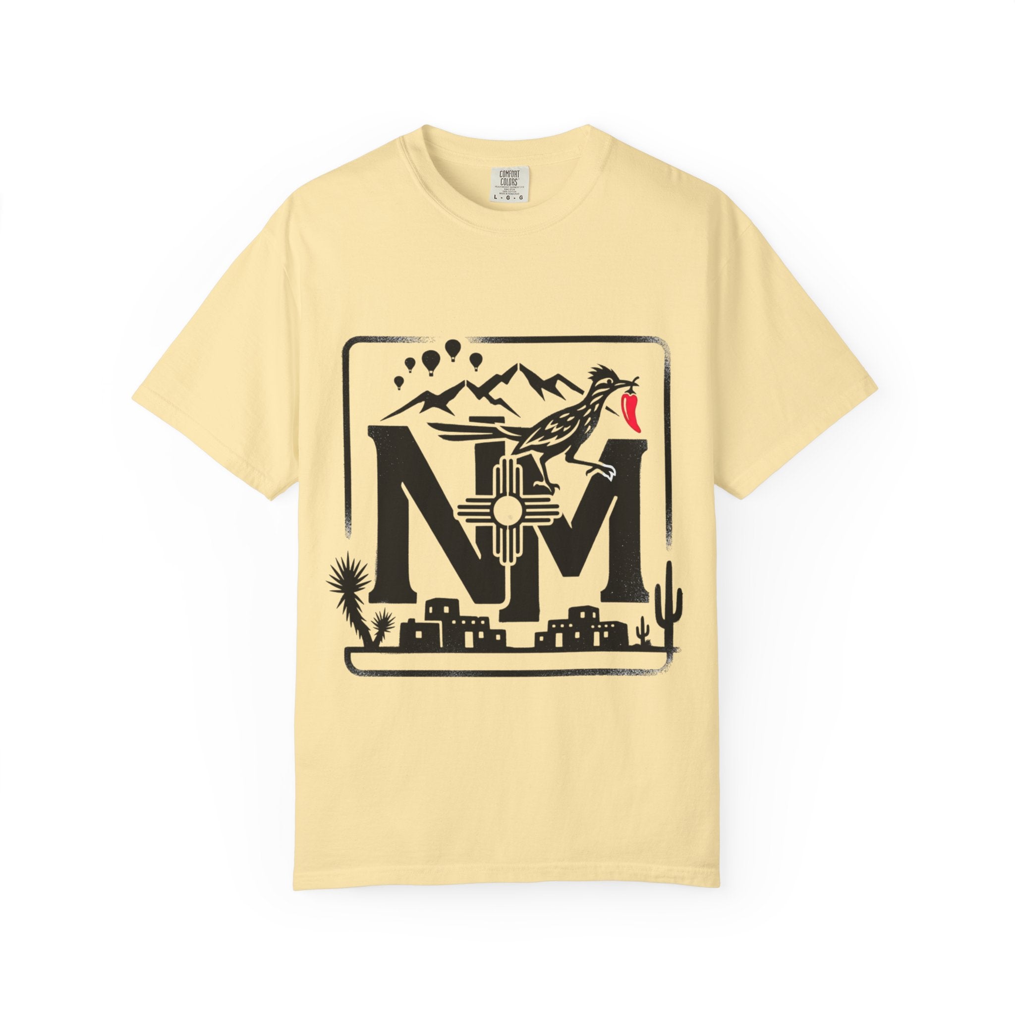 OurStateTees - New Mexico Desert T-Shirt — NM Zia Sun Roadrunner Graphic Tee
