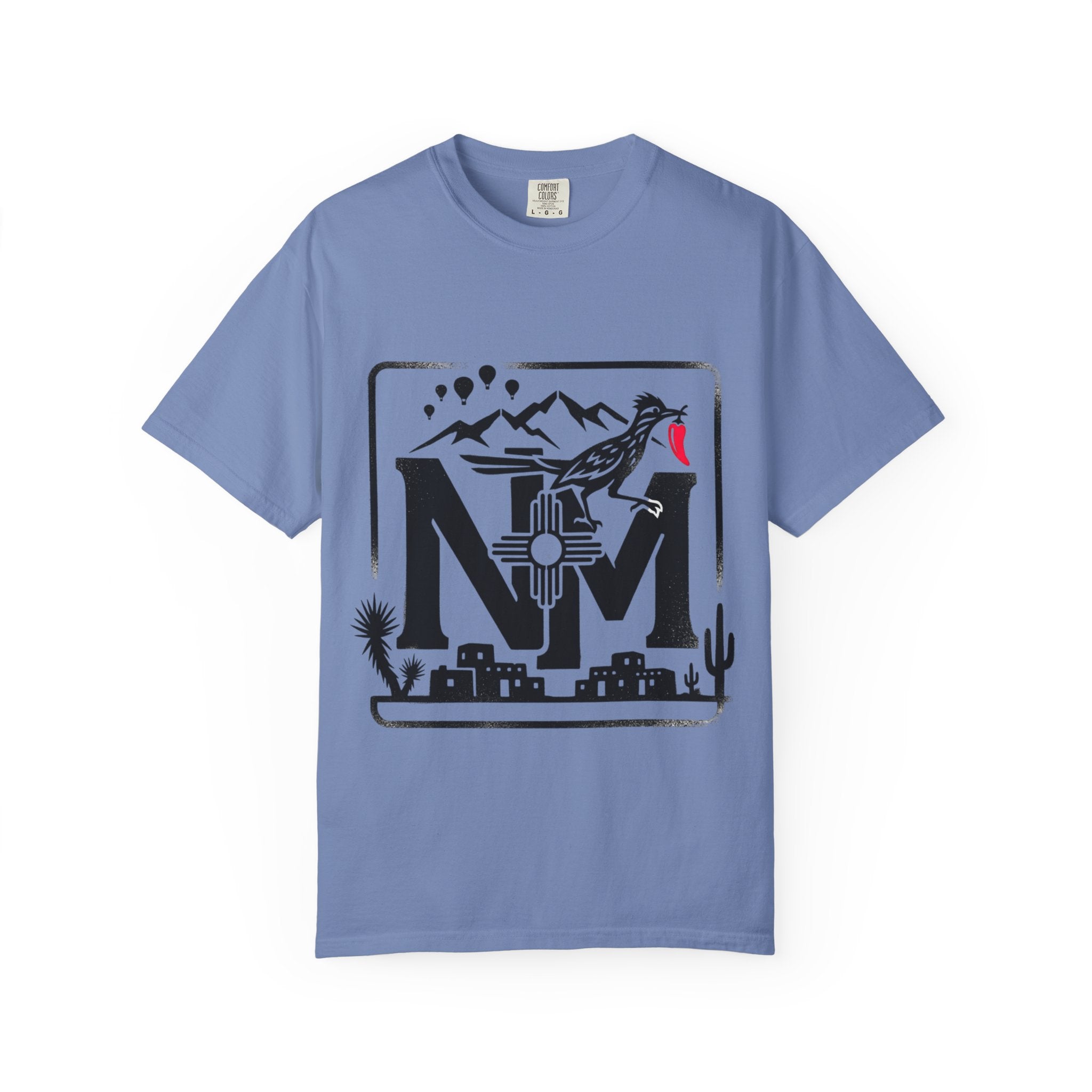 OurStateTees - New Mexico Desert T-Shirt — NM Zia Sun Roadrunner Graphic Tee