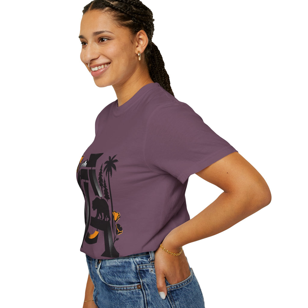 OurStateTees - California Bear Monogram T-Shirt — Floral Palms Graphic Tee