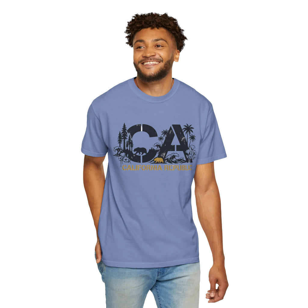 OurStateTees - California Republic CA Graphic T-Shirt — Beach & Nature State Pride Tee