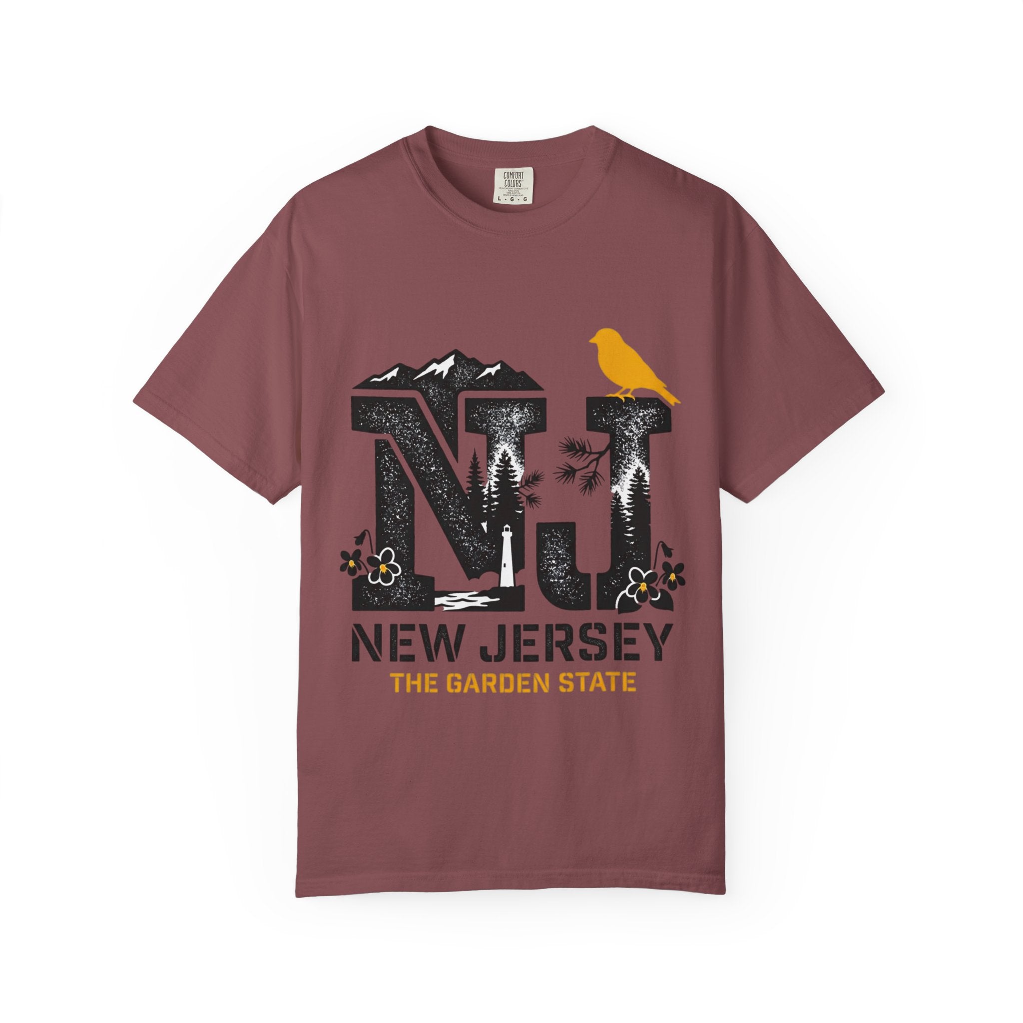 OurStateTees - New Jersey Garden State Tee — NJ Nature Graphic T-Shirt