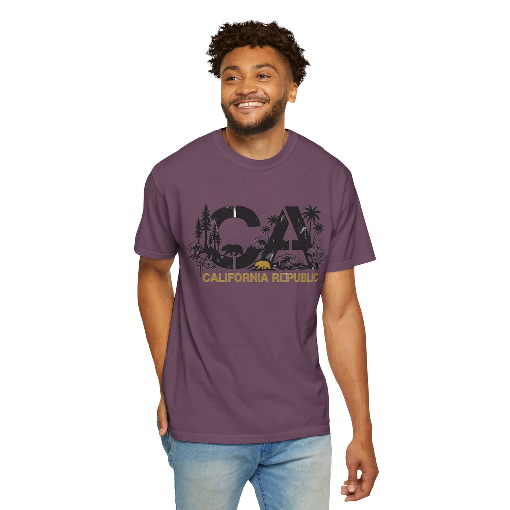 OurStateTees - California Republic CA Graphic T-Shirt — Beach & Nature State Pride Tee