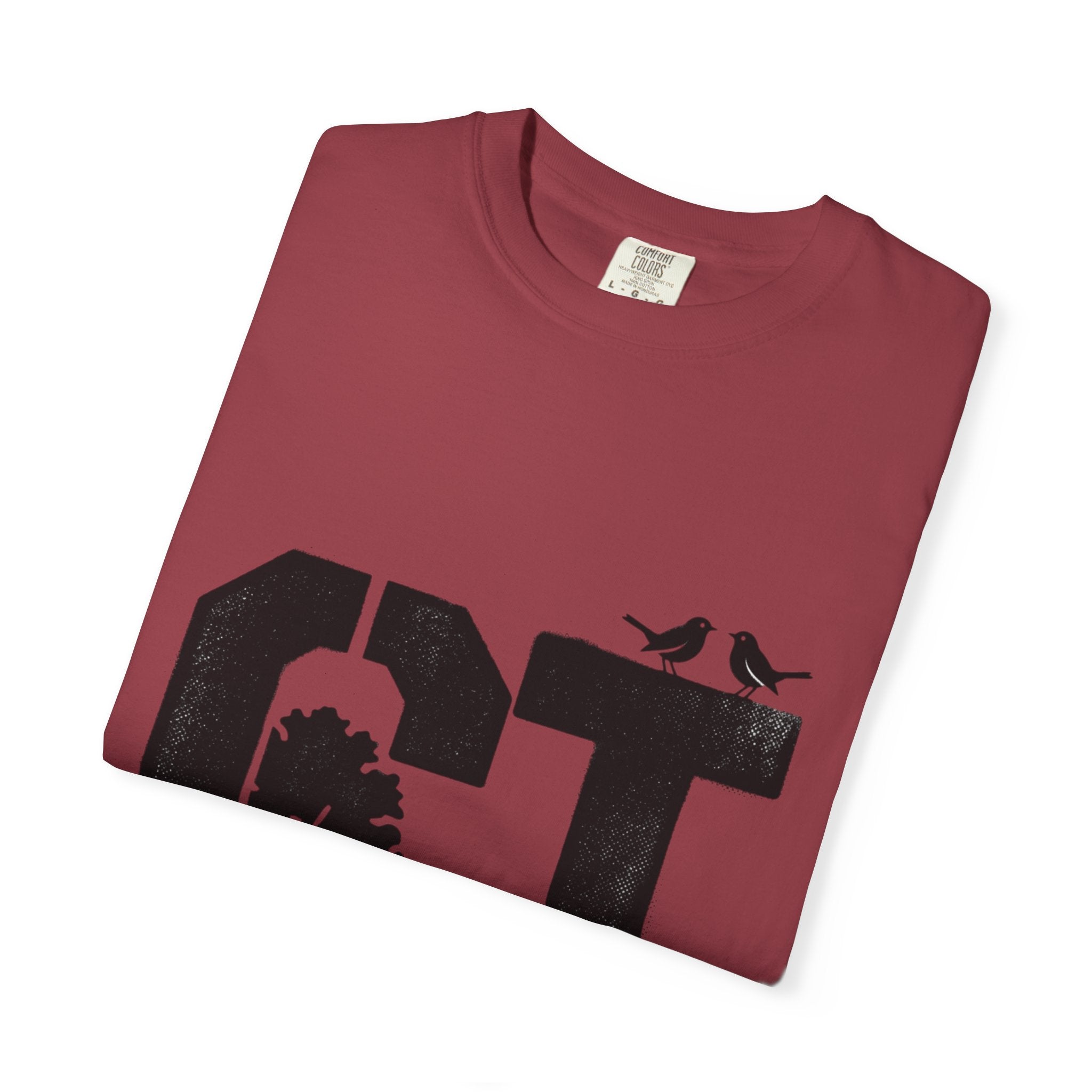 OurStateTees - Connecticut CT State T-Shirt — Connecticut Nature Graphic Tee with Whales, Trees & Birds
