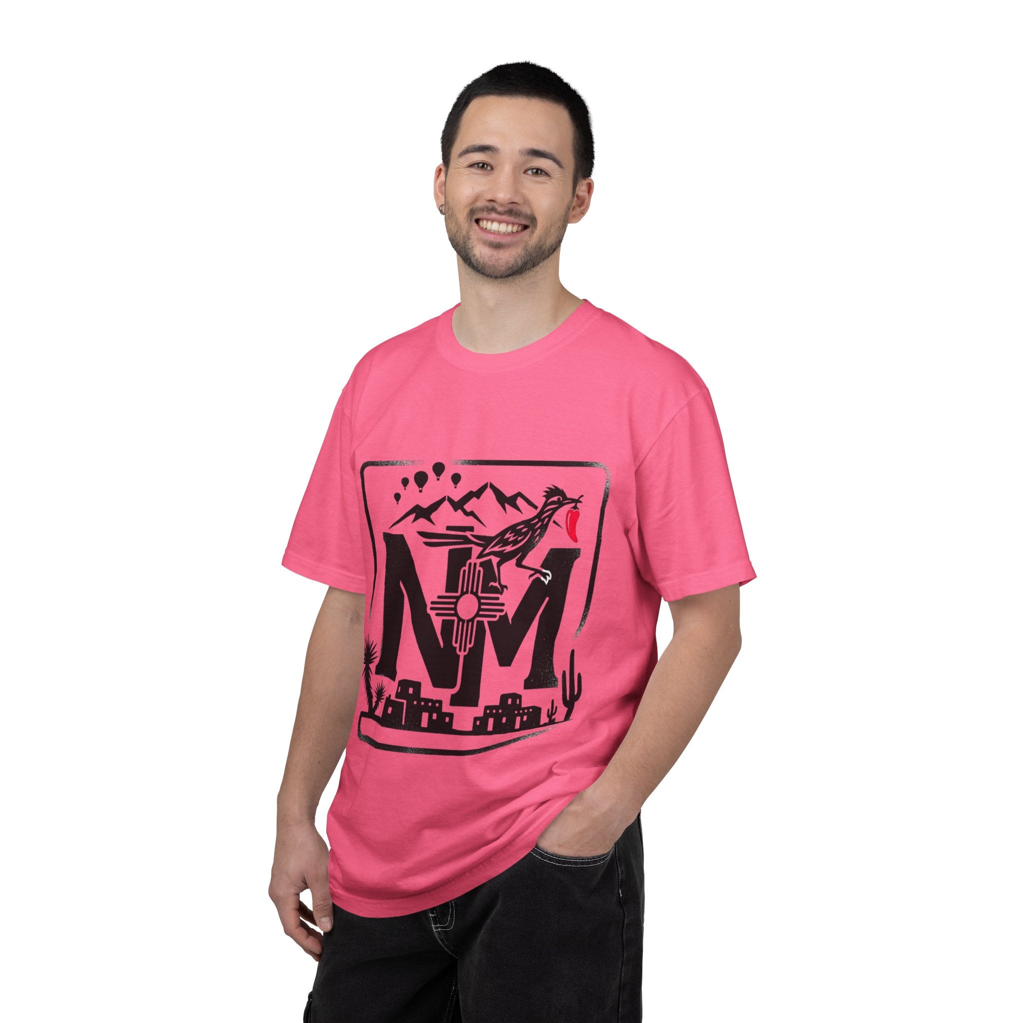 OurStateTees - New Mexico Desert T-Shirt — NM Zia Sun Roadrunner Graphic Tee