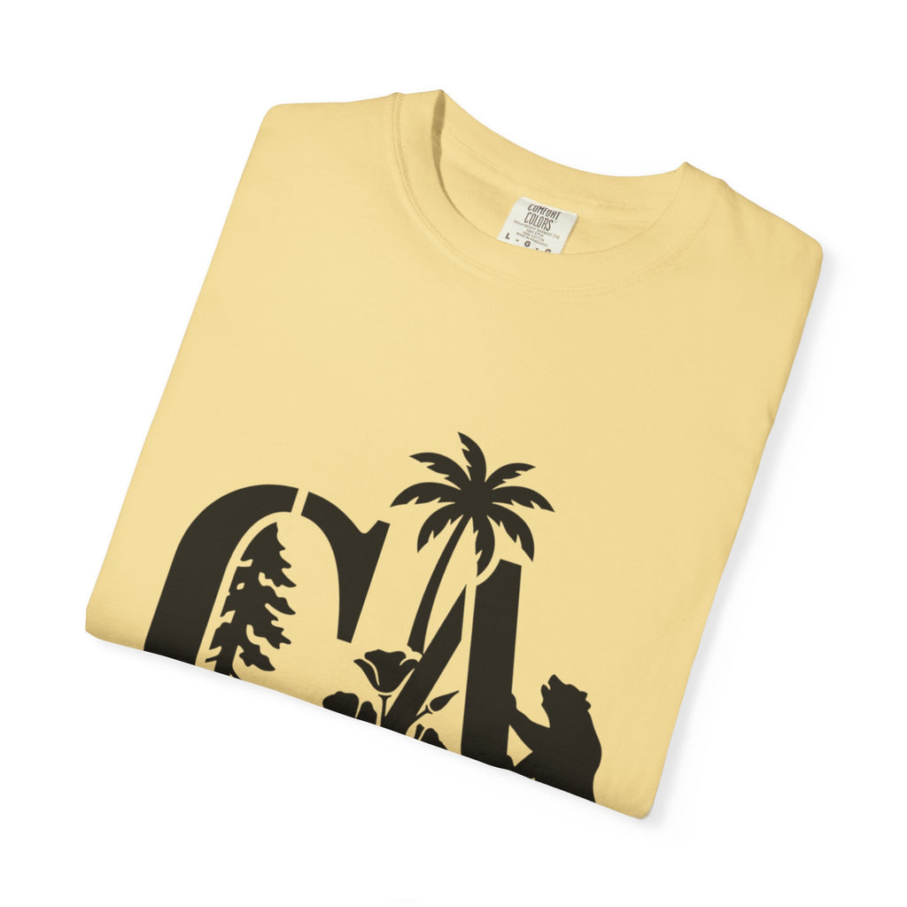 OurStateTees - California Surf Bear T-Shirt — CA Palm Tree Wave Graphic Tee
