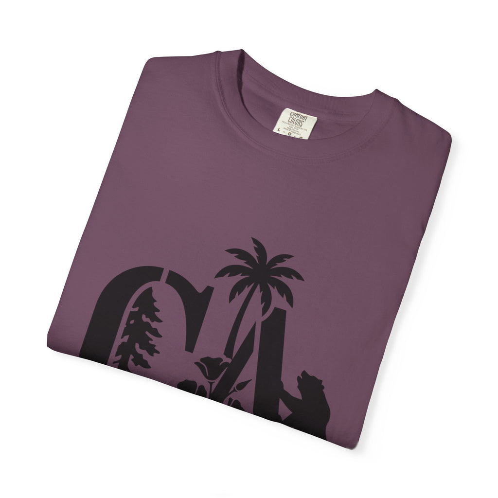 OurStateTees - California Surf Bear T-Shirt — CA Palm Tree Wave Graphic Tee
