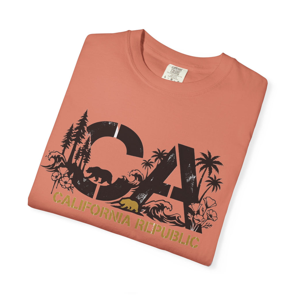 OurStateTees - California Republic CA Graphic T-Shirt — Beach & Nature State Pride Tee