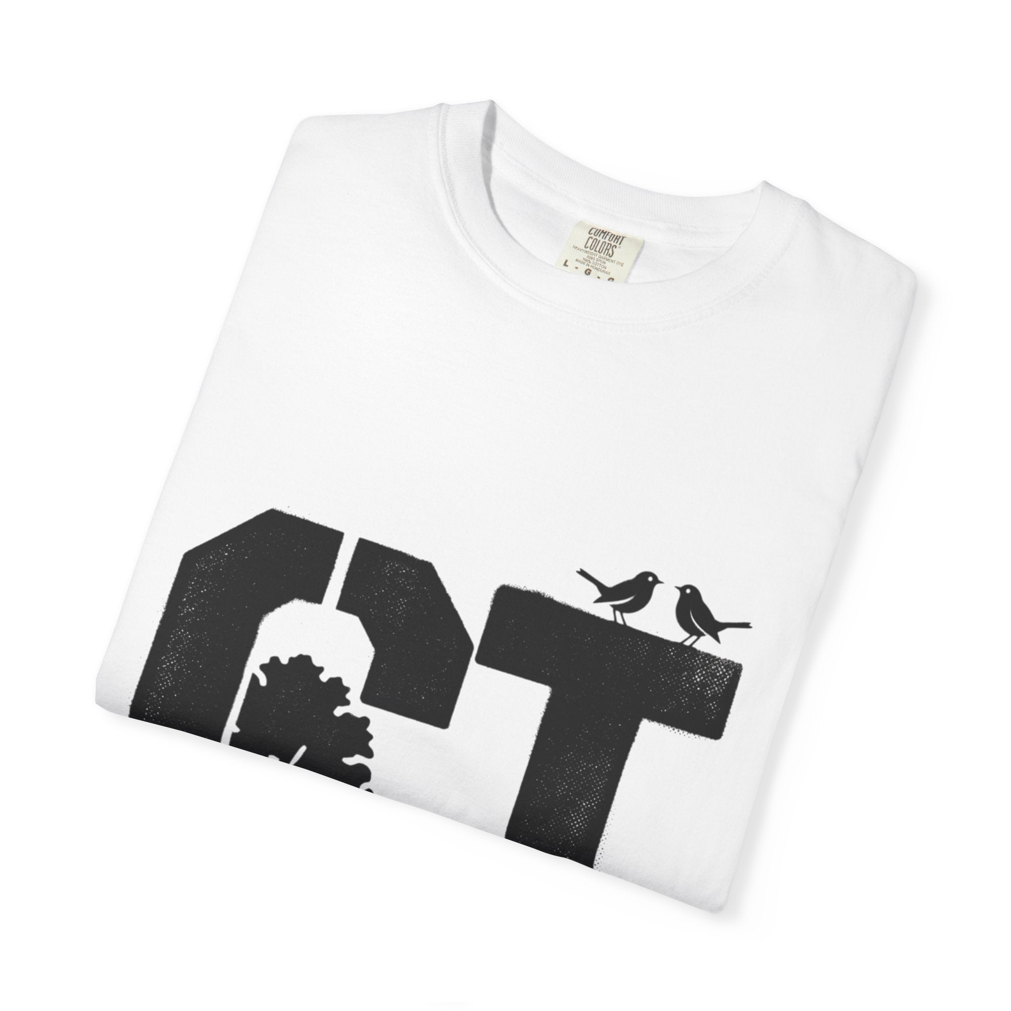 OurStateTees - Connecticut CT State T-Shirt — Connecticut Nature Graphic Tee with Whales, Trees & Birds