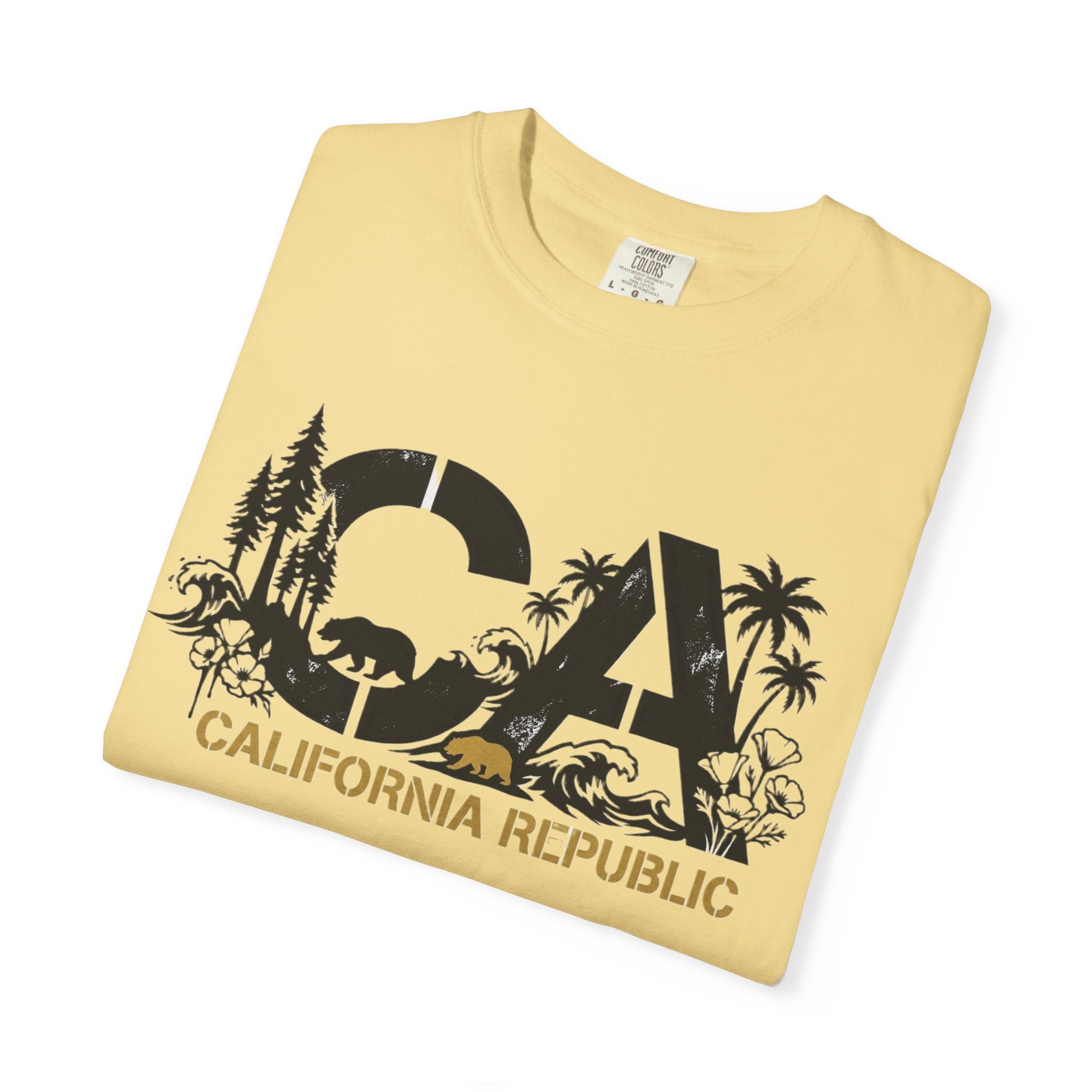 OurStateTees - California Republic CA Graphic T-Shirt — Beach & Nature State Pride Tee