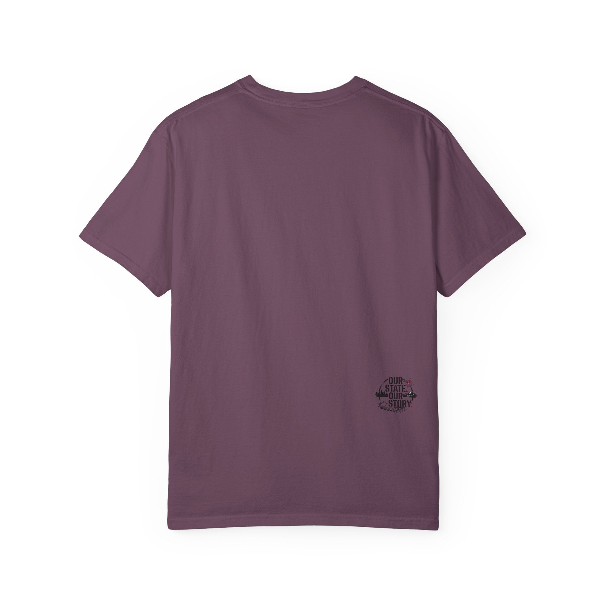 OurStateTees - Alaska AK Wilderness T-Shirt — Moose, Mountains & Bald Eagle Graphic