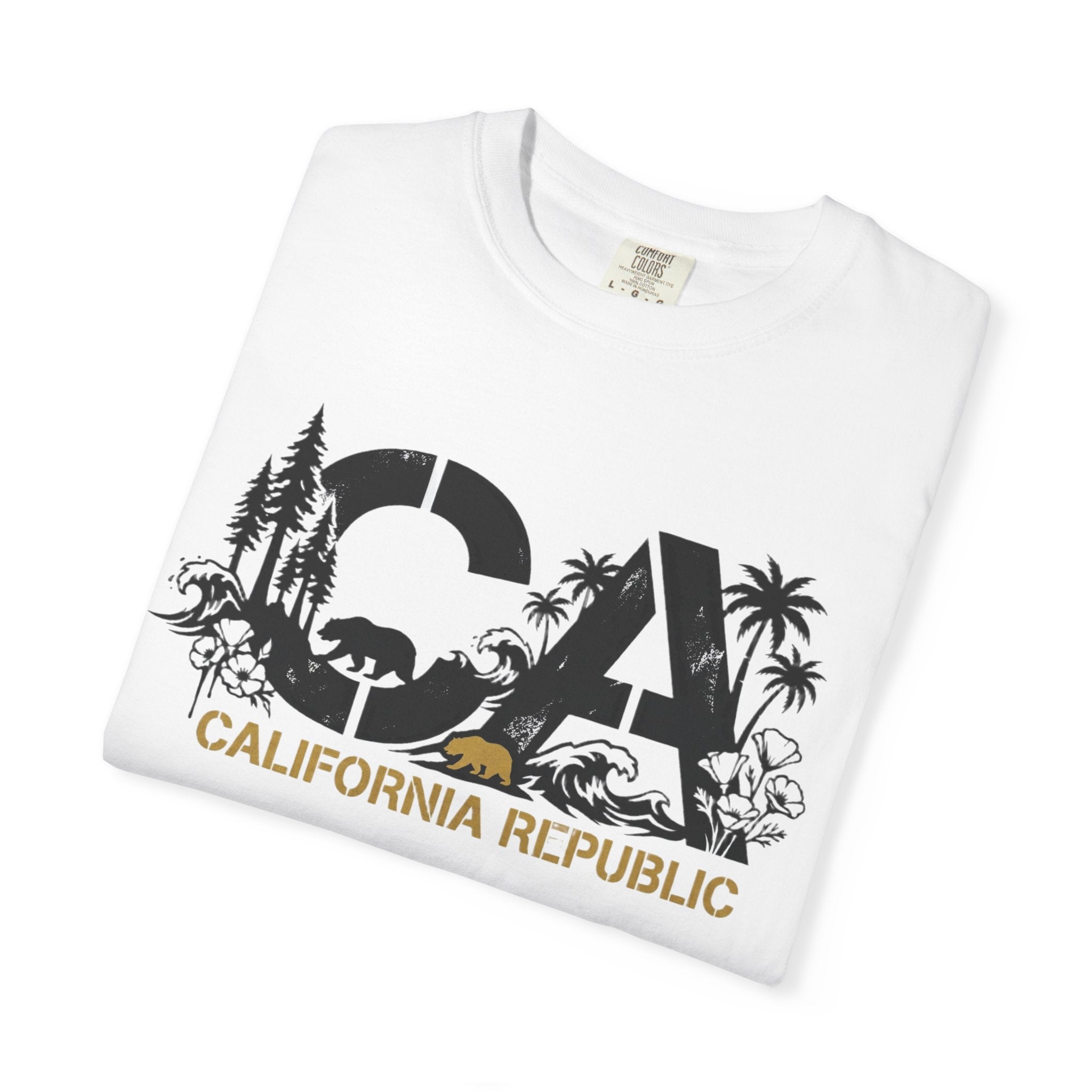 OurStateTees - California Republic CA Graphic T-Shirt — Beach & Nature State Pride Tee