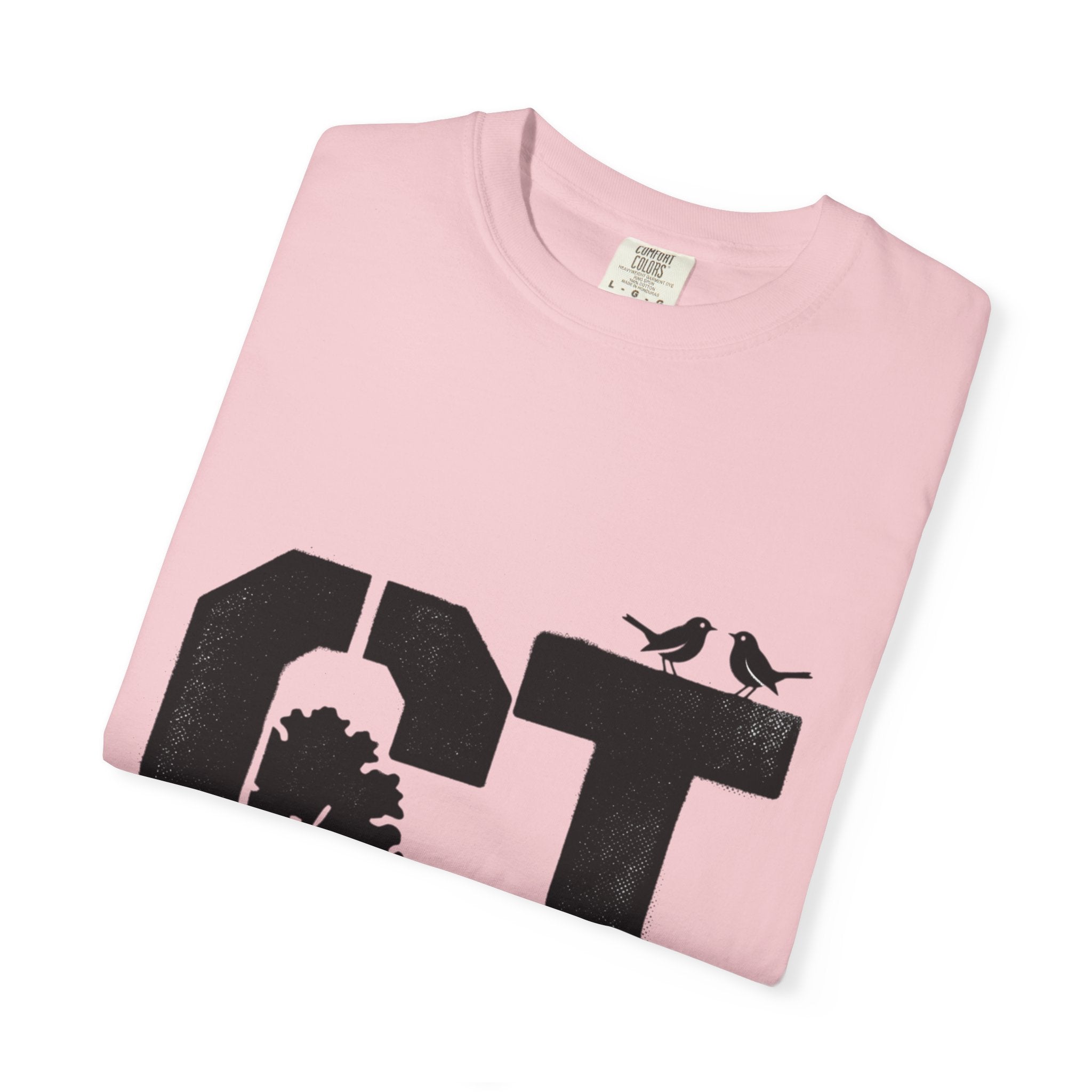 OurStateTees - Connecticut CT State T-Shirt — Connecticut Nature Graphic Tee with Whales, Trees & Birds