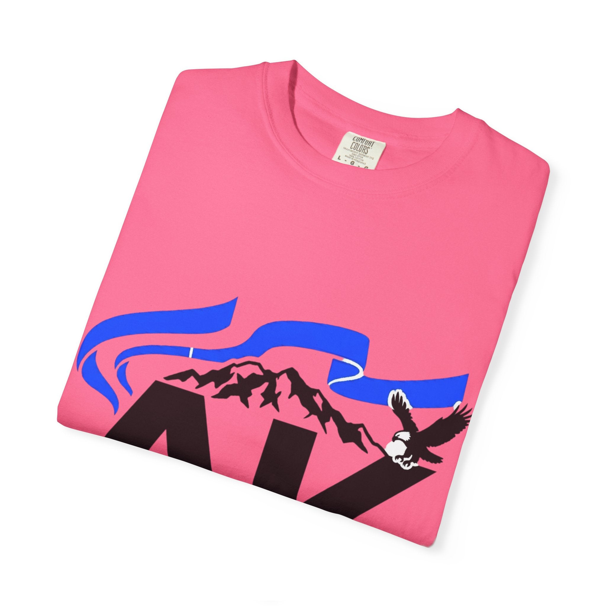OurStateTees - Alaska AK Wilderness T-Shirt — Moose, Mountains & Bald Eagle Graphic