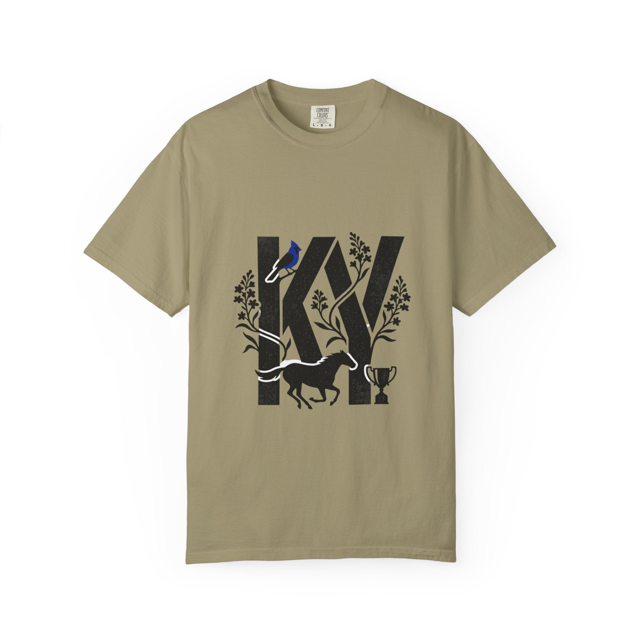 OurStateTees - Kentucky KY - Vintage Horse Trophy Graphic Tee (Our Story Est. Design)