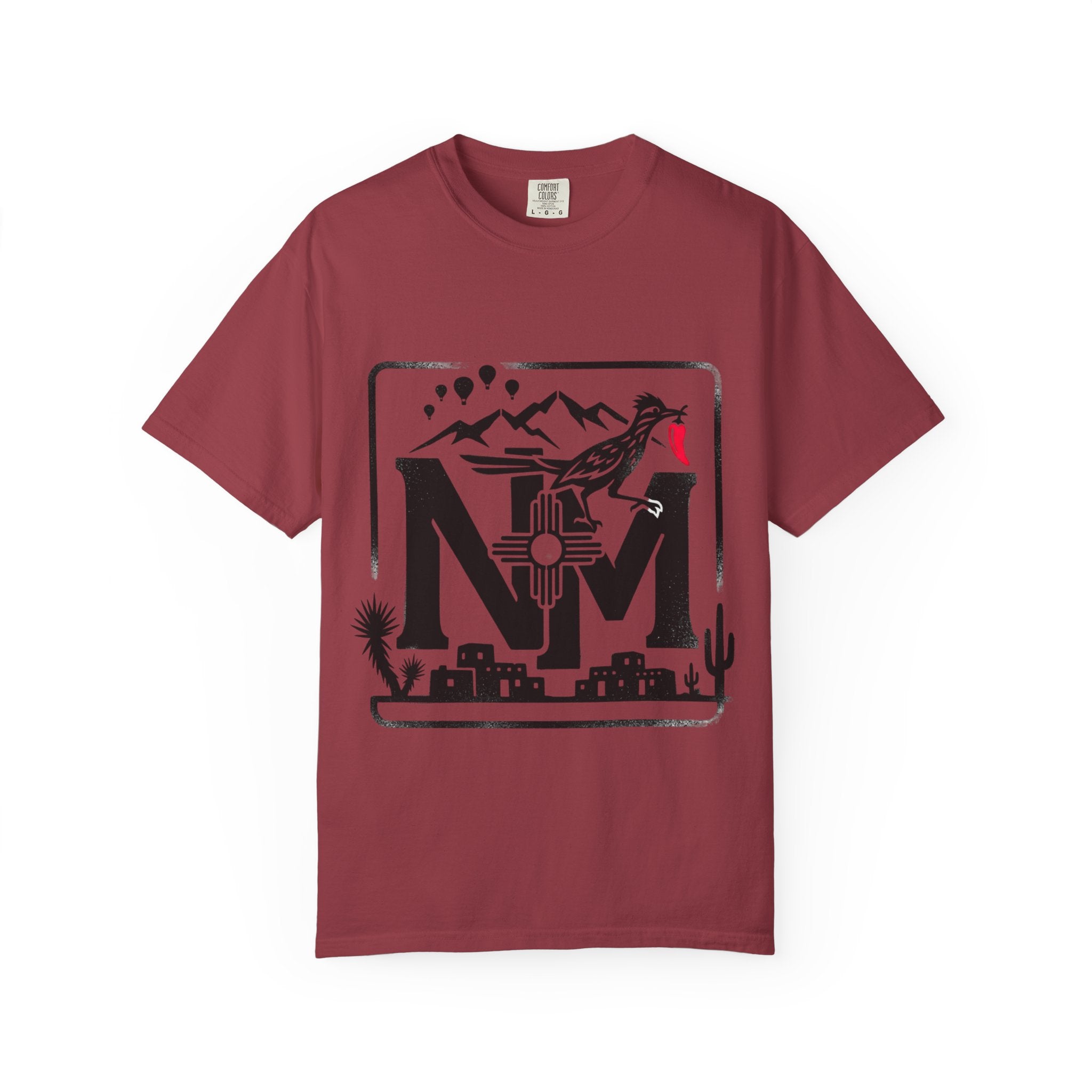 OurStateTees - New Mexico Desert T-Shirt — NM Zia Sun Roadrunner Graphic Tee