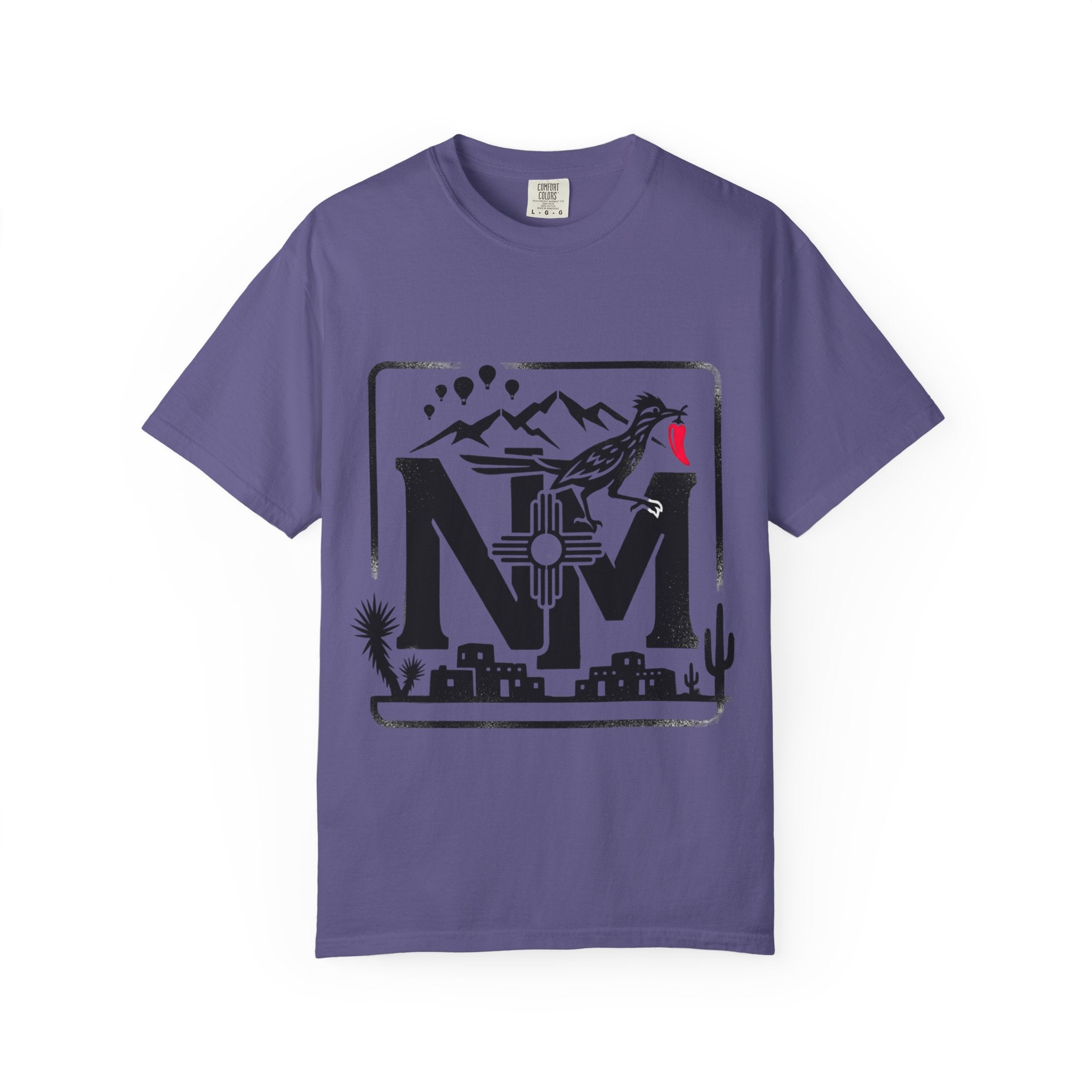 OurStateTees - New Mexico Desert T-Shirt — NM Zia Sun Roadrunner Graphic Tee