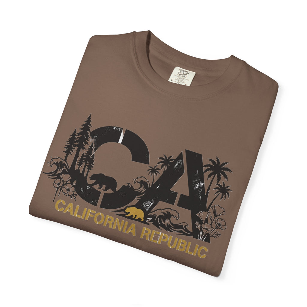 OurStateTees - California Republic CA Graphic T-Shirt — Beach & Nature State Pride Tee