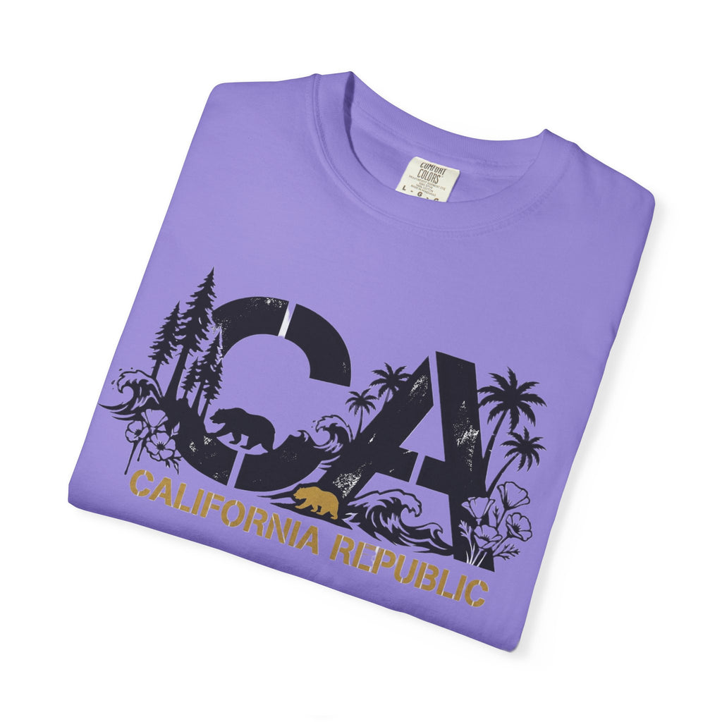 OurStateTees - California Republic CA Graphic T-Shirt — Beach & Nature State Pride Tee